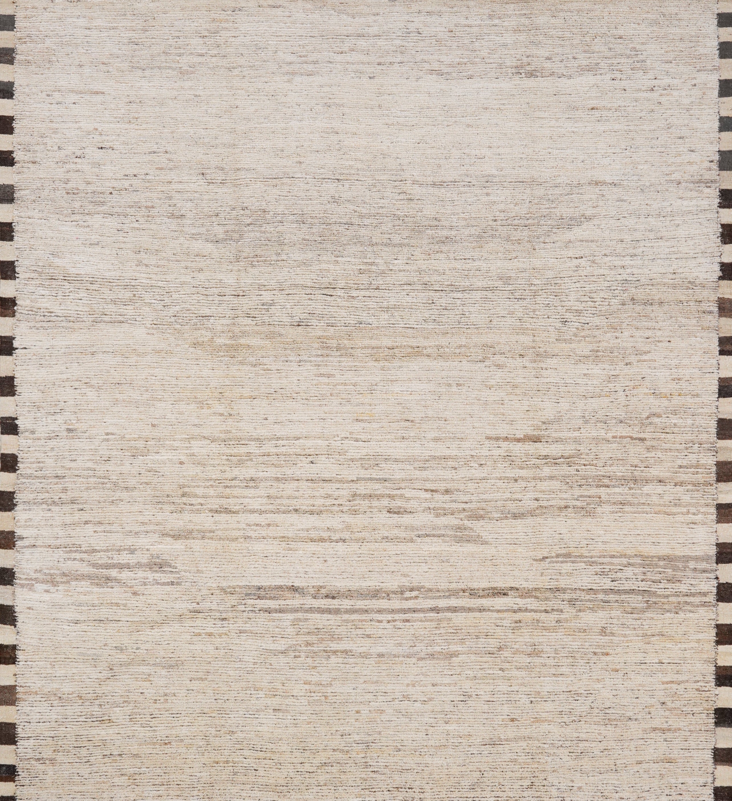 8x10 Ft Beige Moroccan Rug - Hand Knotted Area Rug