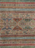 3x5 Ft Hand Knotted Khorjin Rug - Colorful Oriental Rug