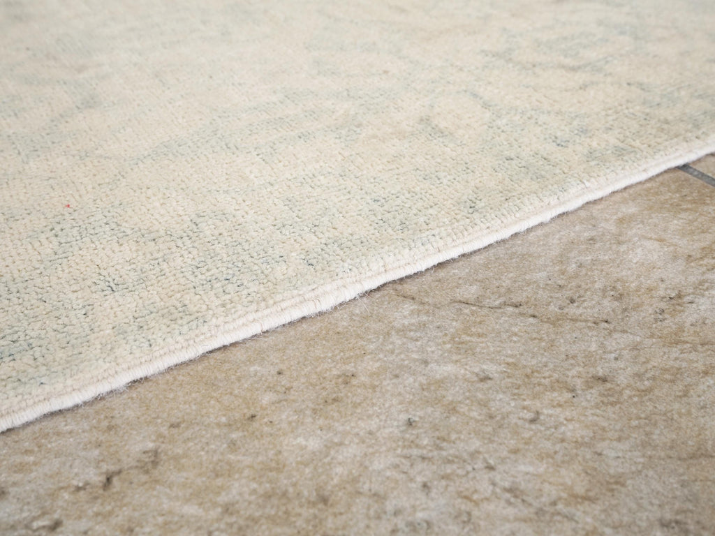 2x6 Ft Hand Knotted Heriz Rug - Beige Oriental Accent Rug