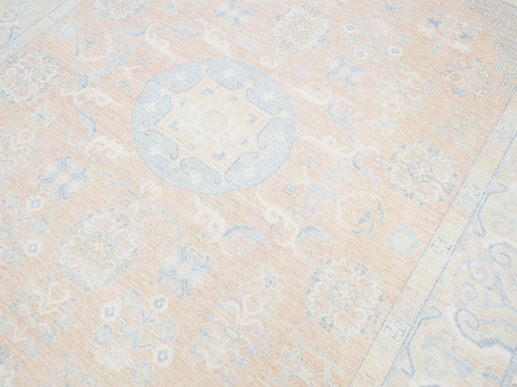 9x12 Ft Orange Oushak Rug - Handmade Area Rug - Ottoman Design