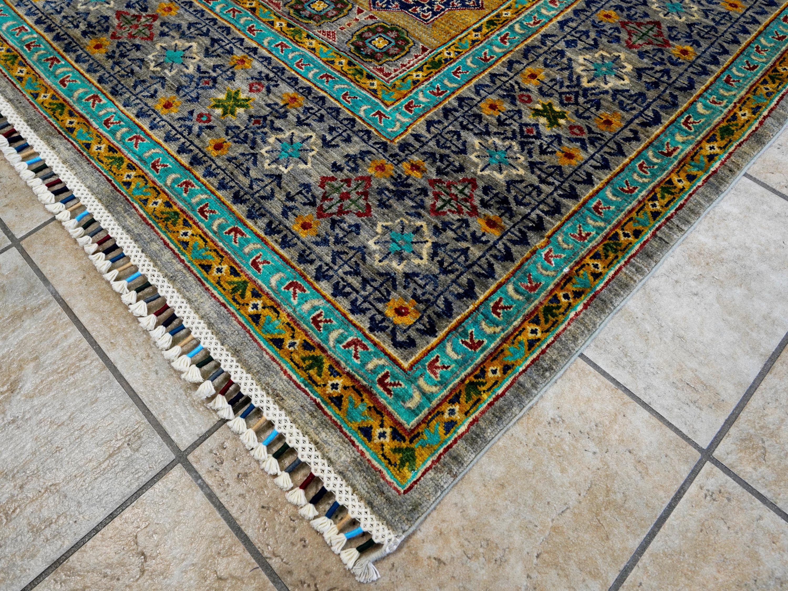 9x12 Ft Mamluk Rug - Afghan Oriental Area Rug