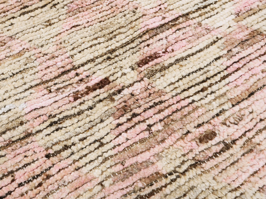 6x8 Ft Pink Moroccan Rug - Abstract Area Rug
