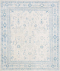 8x10 Ft Vintage Blue Serapi Rug - Hand Knotted Afghan Rug