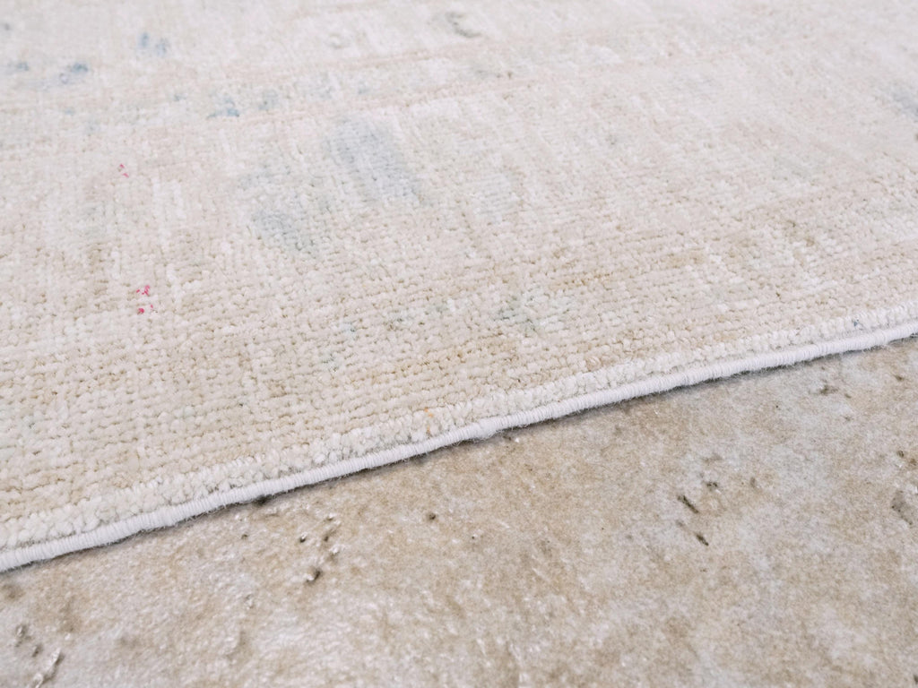 4x6 Light Beige Serapi Rug - Oriental Area Rug - Floral Design