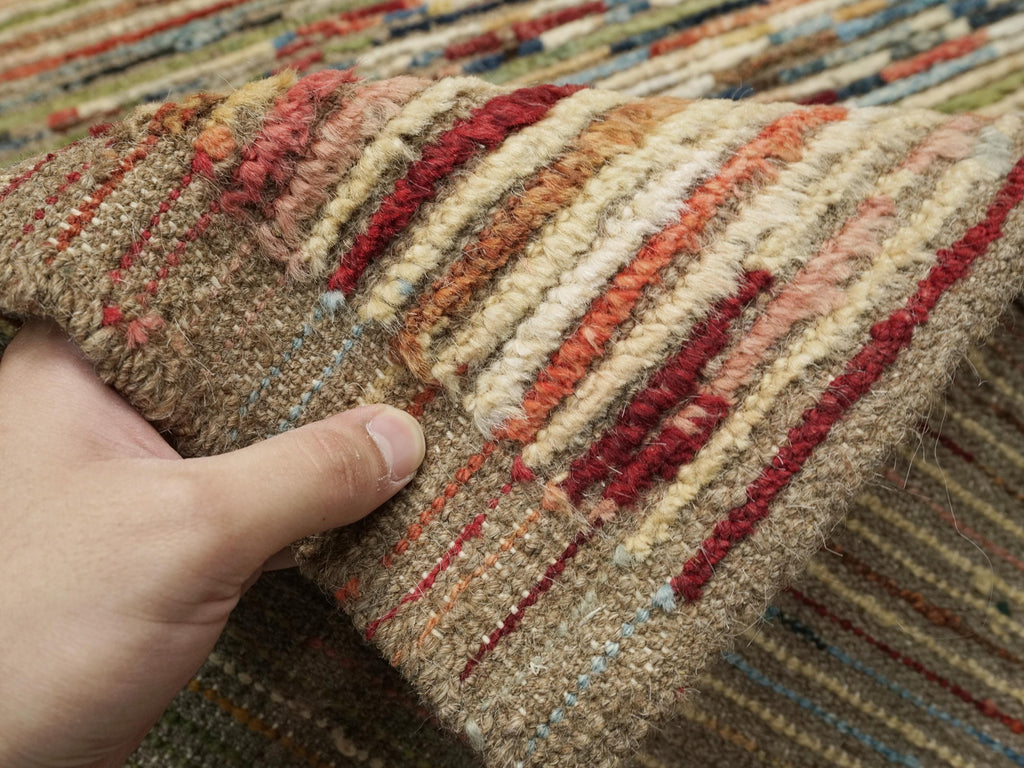 12 Ft Colorful Moroccan Wool Runner – Afghan Handmade Rug