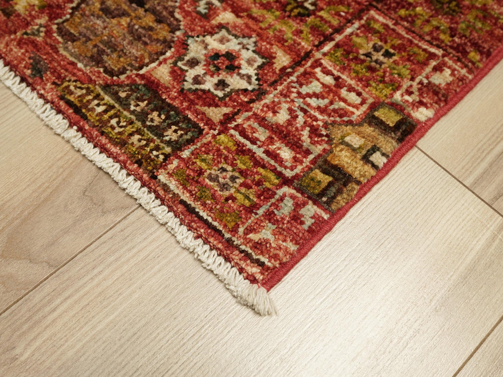 2x3 Ft Red Mamluk Rug - Hand Knotted Oriental Rug