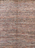 6x9 Ft Multicolor Gabbeh Rug - Afghan Wool Area Rug - Plain Design