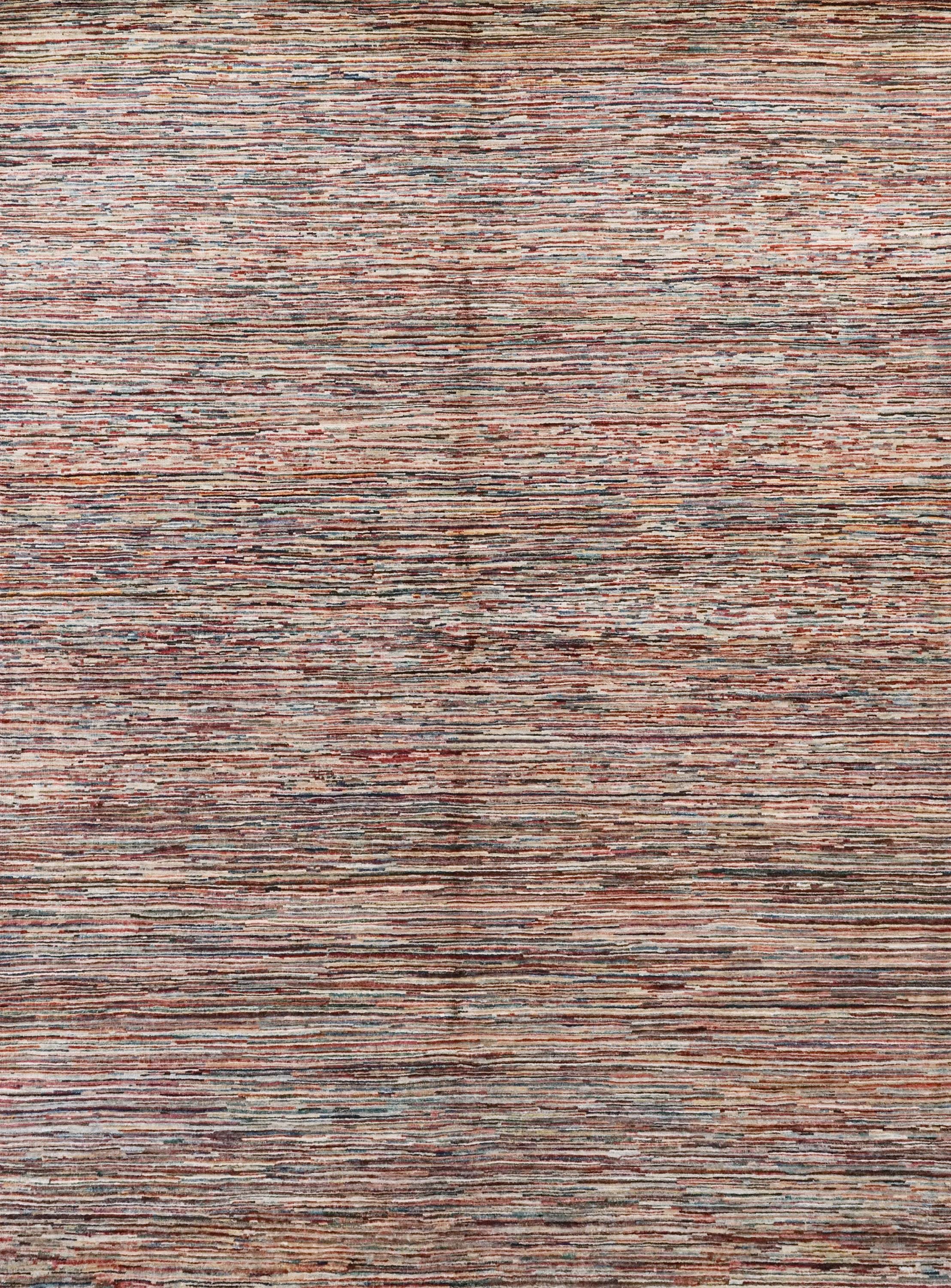 6x9 Ft Multicolor Gabbeh Rug - Afghan Wool Area Rug - Plain Design