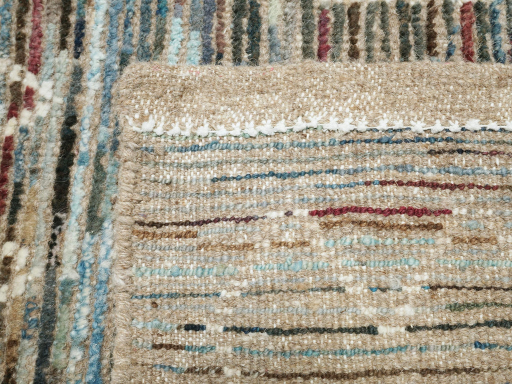 3x5 Ft Blue Moroccan Rug - Hand Knotted Area Rug