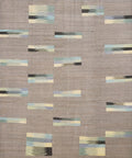 8x10 Ft Brown & Green Kilim Rug - Flat Weave Area Rug