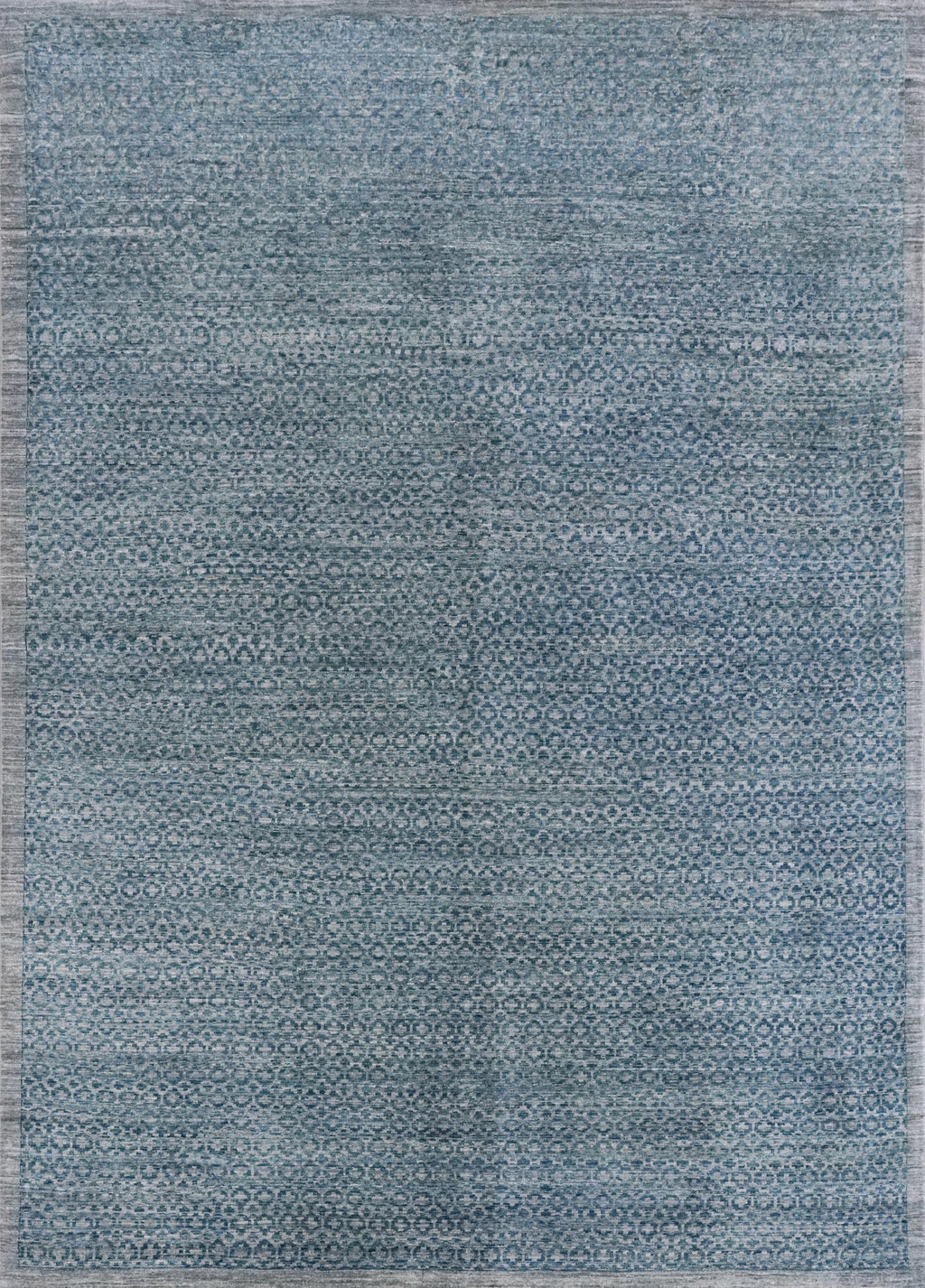6x9 Ft Blue Gabbeh Rug - Afghan Wool Area Rug