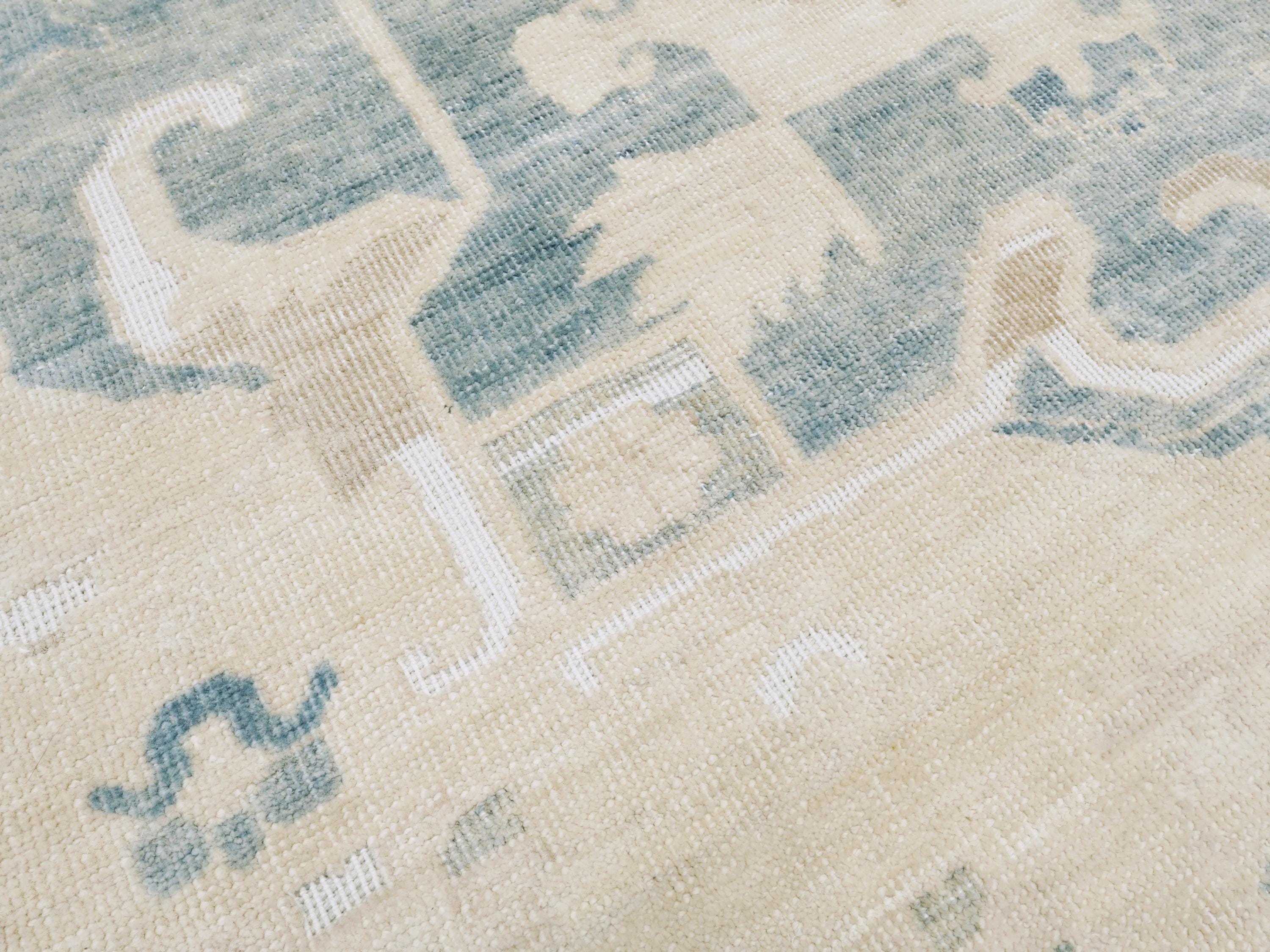 8x10 Ft White Serapi Rug - Hand Knotted Afghan Oriental Rug