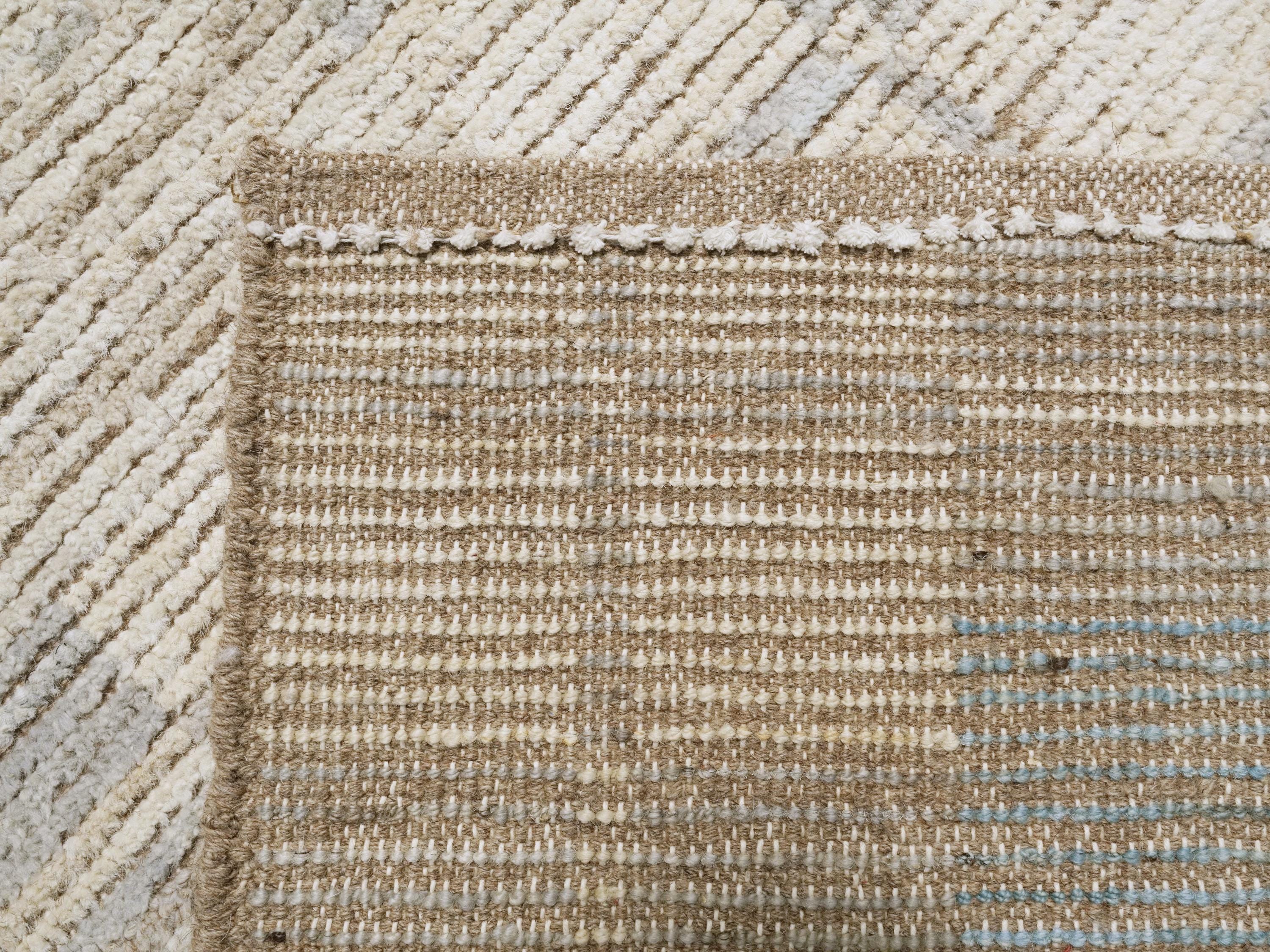 9x12 Ft Blue & Green Moroccan Rug - Afghan Wool Area Rug