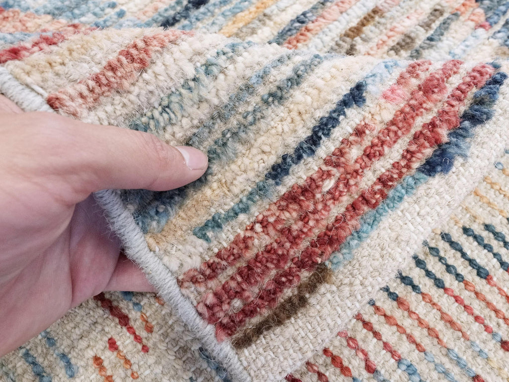 10x14 Ft Colorful Moroccan Rug - Afghan Handmade Wool Rug