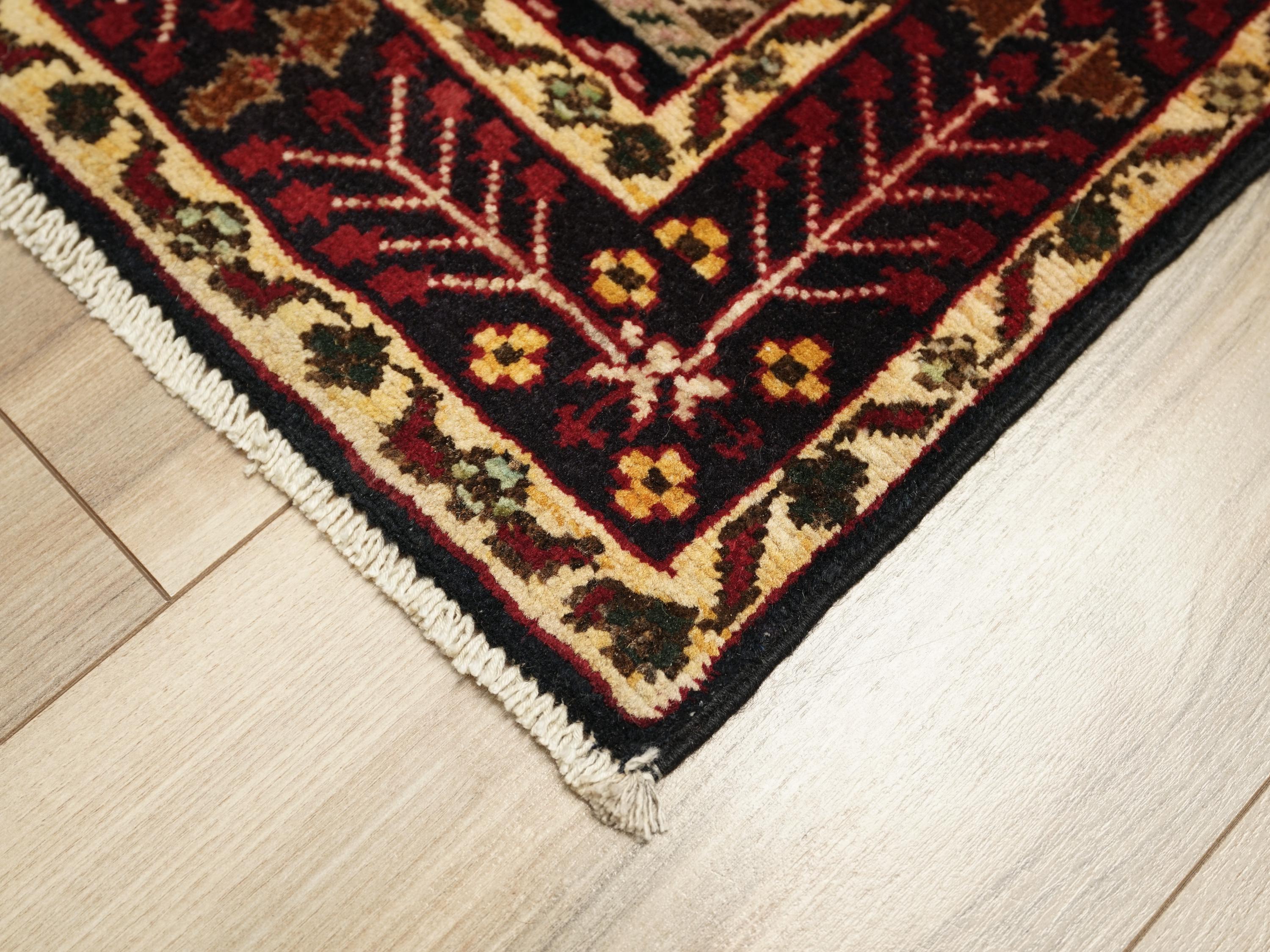 2x3 Ft Hand Knotted Mamluk Rug - Oriental Accent Rug