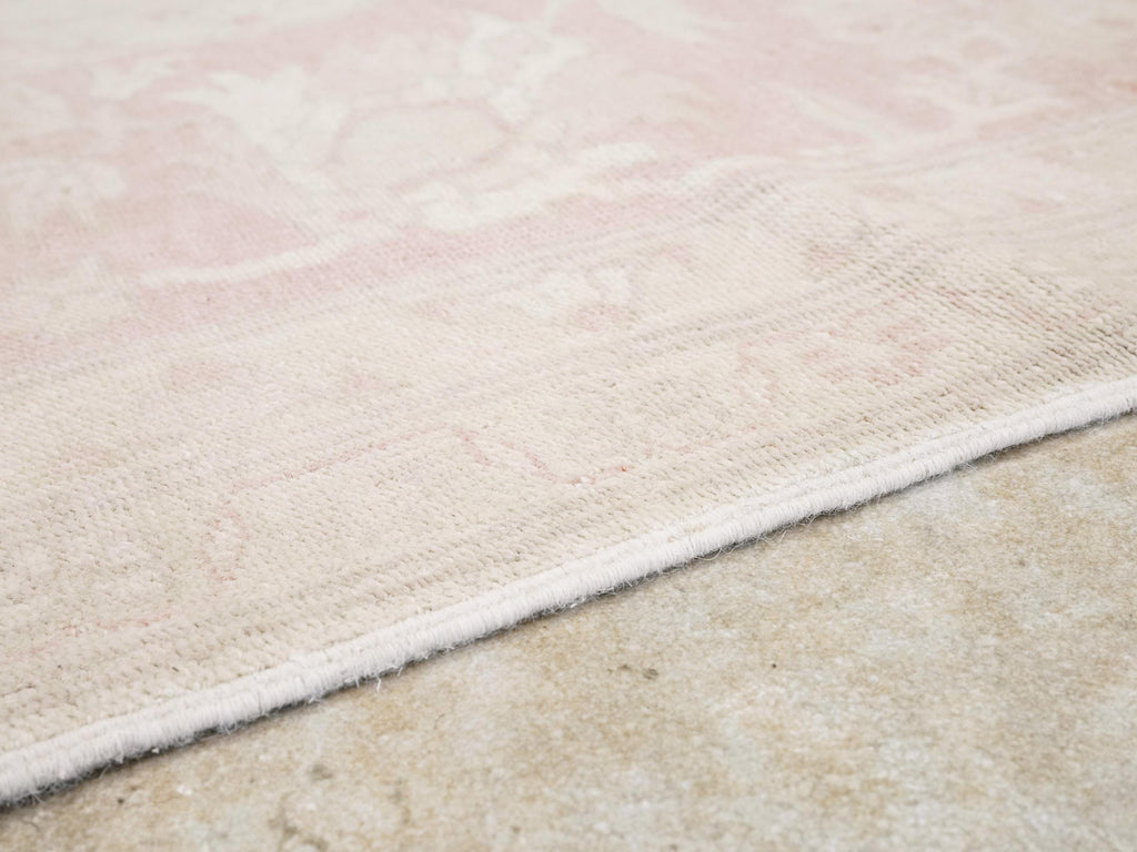 10x14 Ft Pink Vintage Serapi Rug - Hand Knotted Afghan Rug