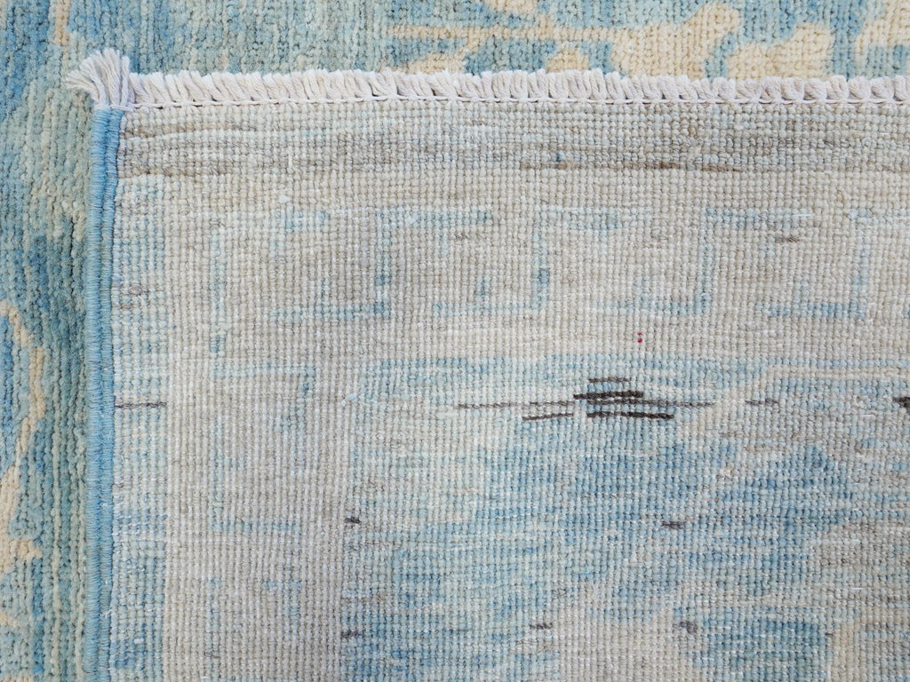 6x10 Ft Antique Serapi Rug - Blue Persian Rug
