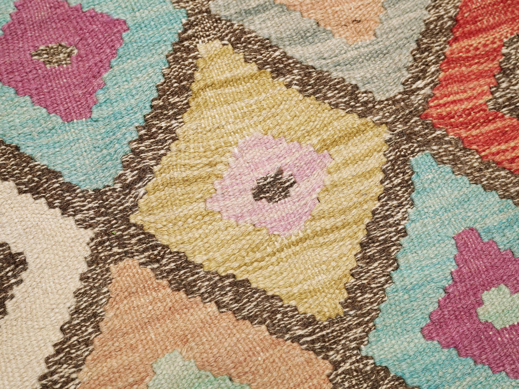 5x6 Ft Maimana Kilim Rug - Afghan Flat Weave