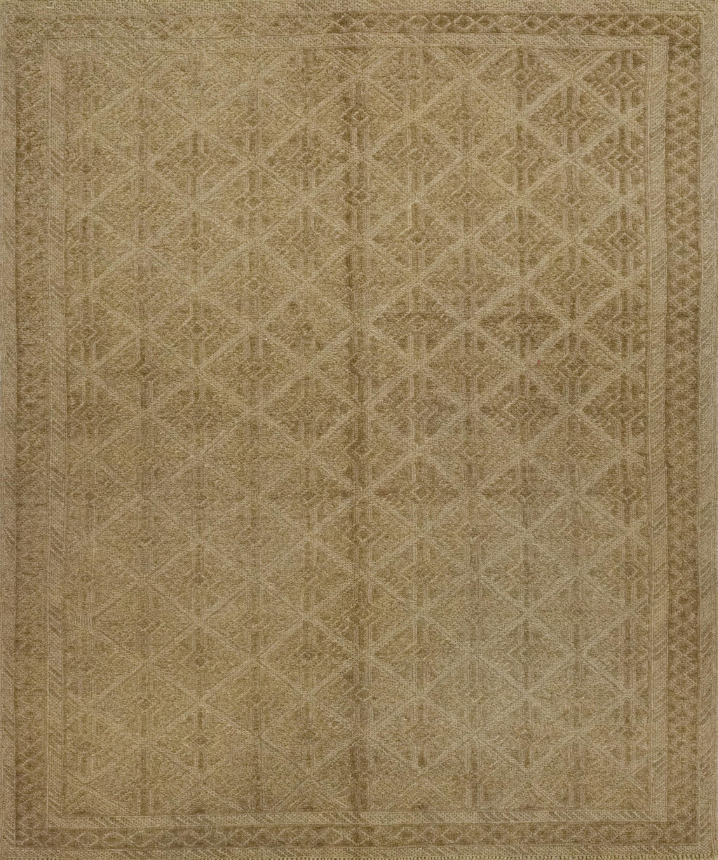 5x6 Ft Vintage Brown Tribal Kilim Rug - Hand Knotted Wool Area Rug