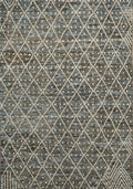 6x9 Ft Blue Moroccan Rug - Afghan Handmade Area Rug