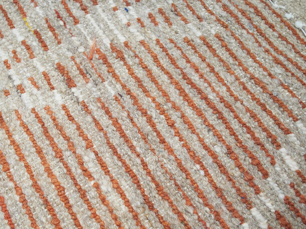 8x10 Ft Red Moroccan Rug - Hand Knotted Geometric Area Rug