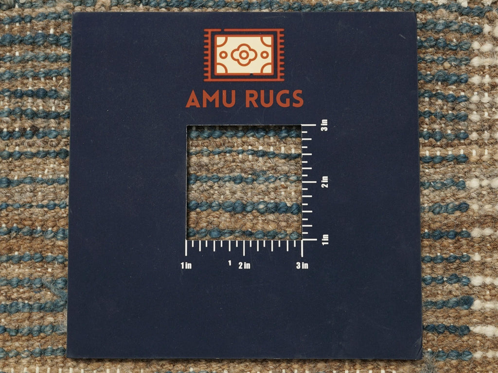 10 Ft Blue Moroccan Runner Rug - Afghan Handmade Wool Rug