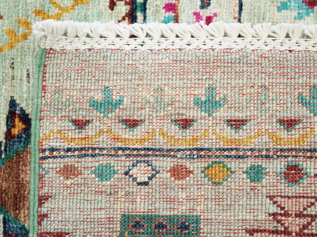 3x4 Ft Hand Knotted Wool Khorjin Rug - Traditional Oriental Area Rug