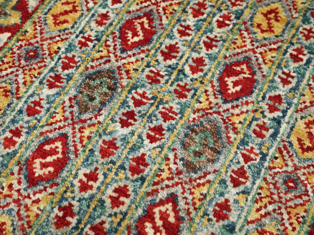 2x3 Ft Red Kazak Rug - Afghan Wool Accent Rug