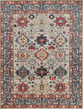5x7 Ft Blue Bidjar Rug - Handmade Afghan Rug - Persian Design