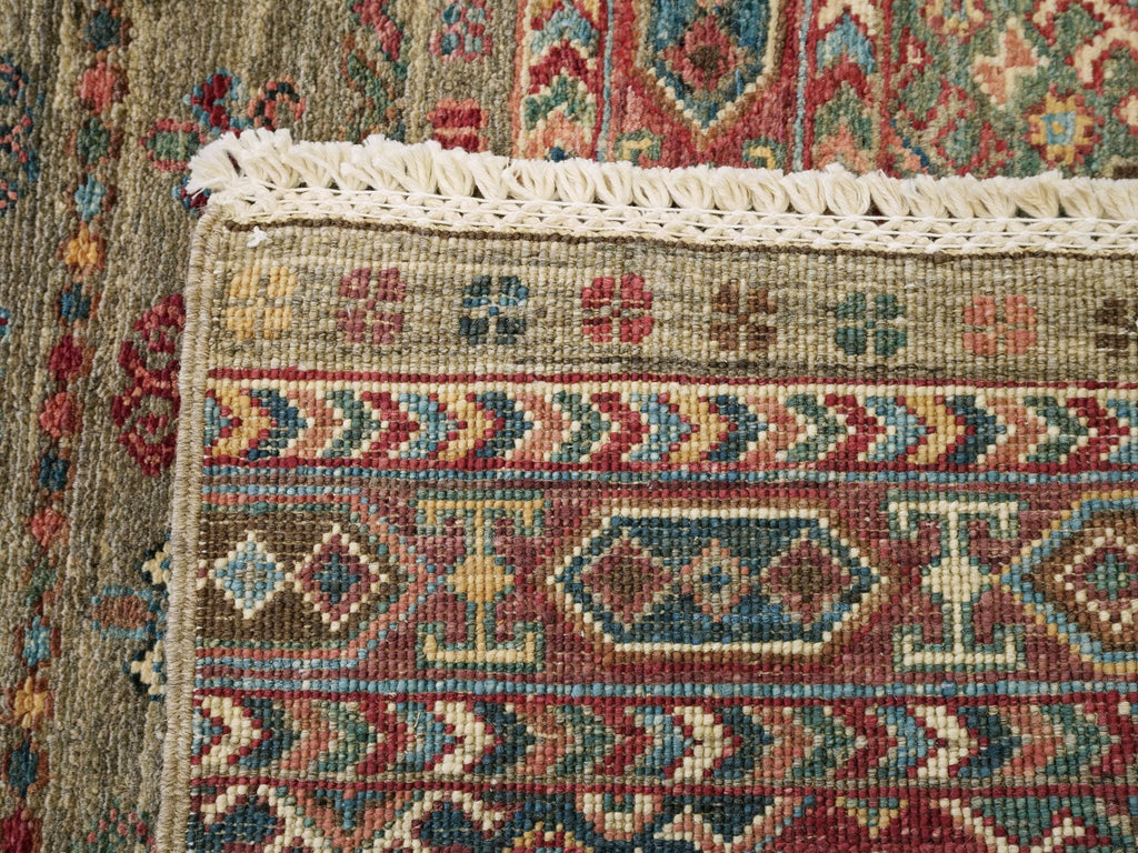 3x4 Ft Brown Khorjin Rug - Traditional Afghan Rug