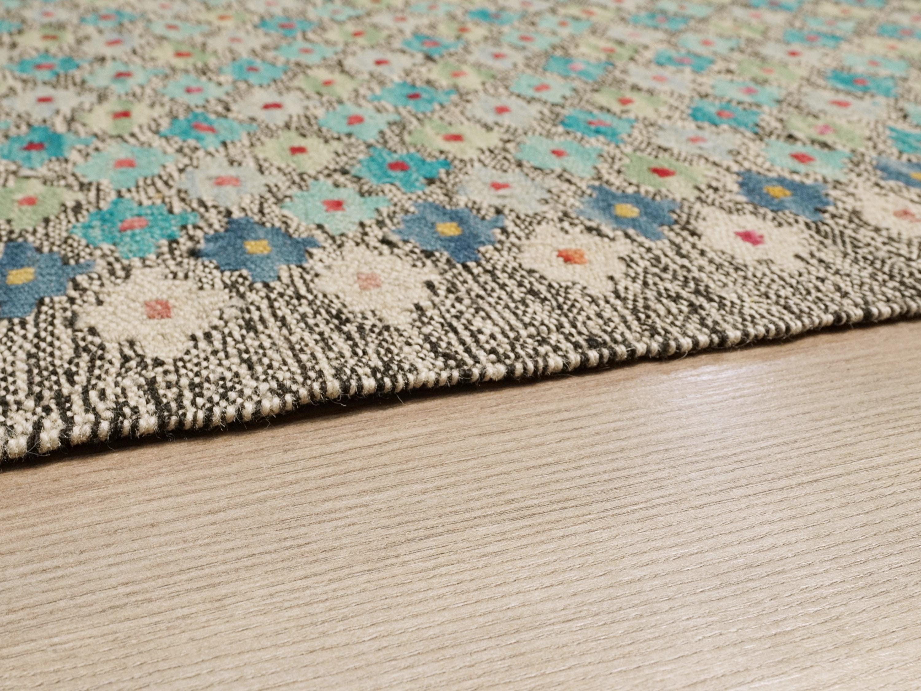 8x10 Ft Wool Kilim Rug - Contemporary Flat Weave - Contemporary Design