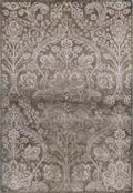 4x6 Ft Gray Gabbeh Rug - Afghan Wool Floral Rug