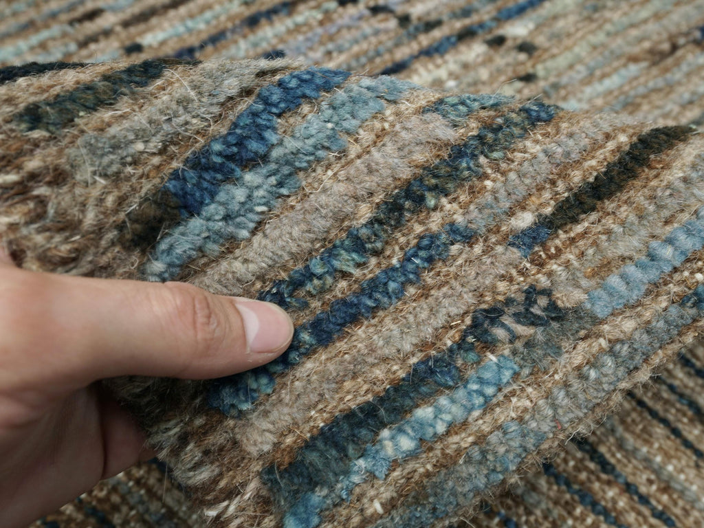 3x5 Ft Coral Blue Moroccan Rug - Afghan Wool Rug