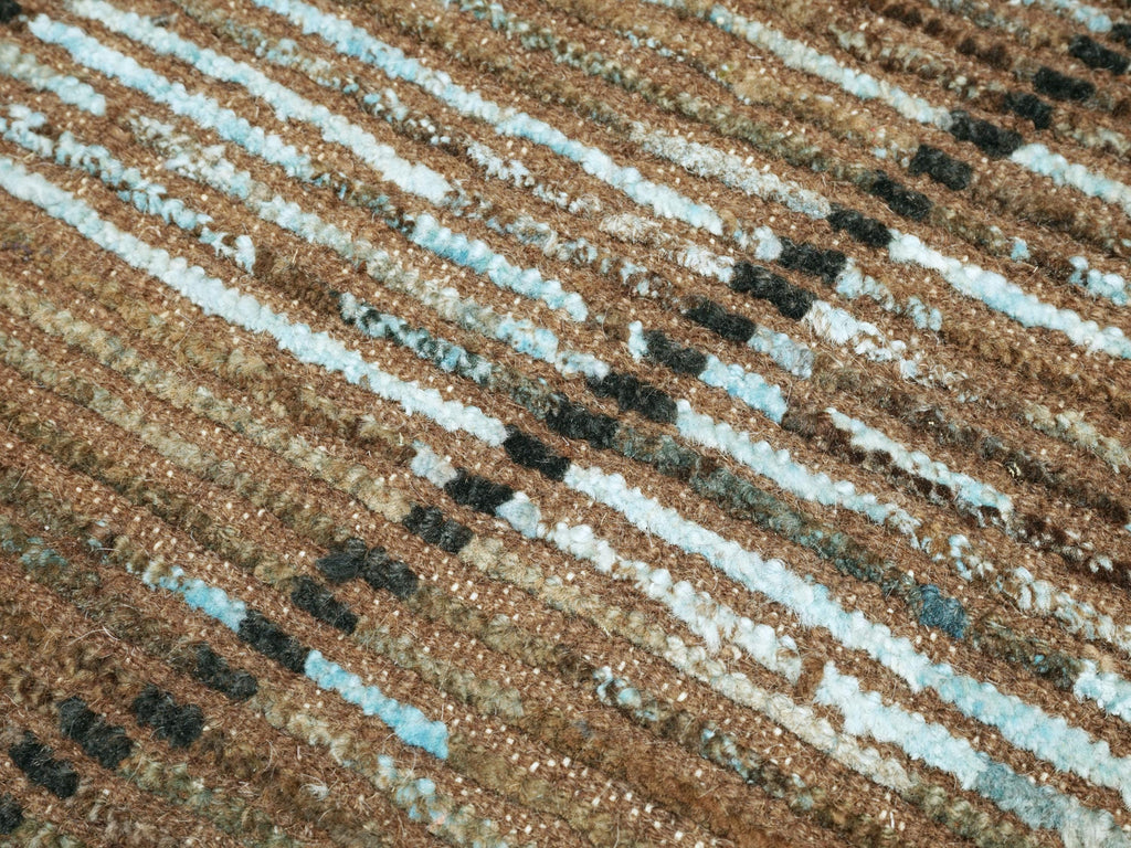 3x5 Ft Coral Blue Moroccan Rug - Afghan Wool Rug