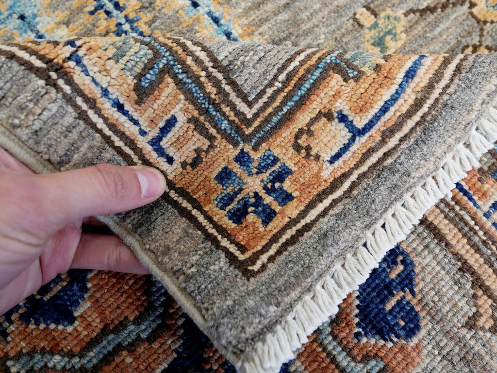 8x10 Ft Brown Serapi Rug - Hand Knotted Oriental Area Rug