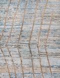4x6 Ft Blue Moroccan Rug - Hand Knotted Wool Area Rug