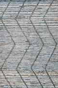 3x5 Ft Blue Moroccan Rug - Hand Knotted Area Rug