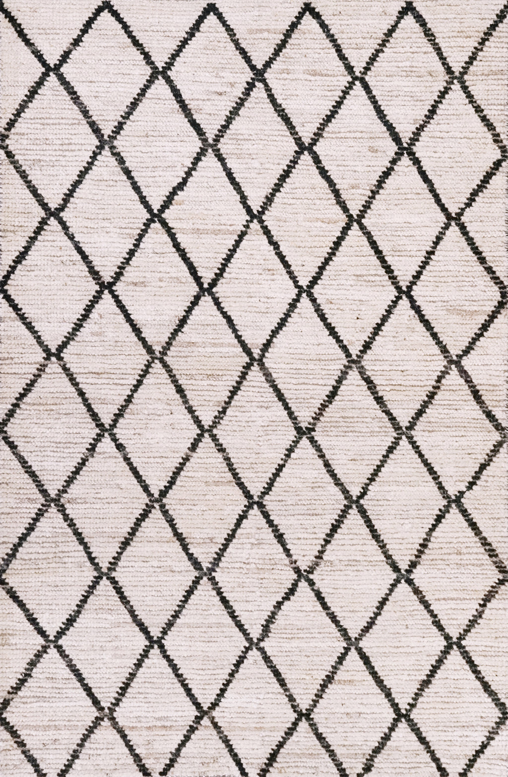3x5 Ft Beige Moroccan Rug - Hand Knotted Area Rug