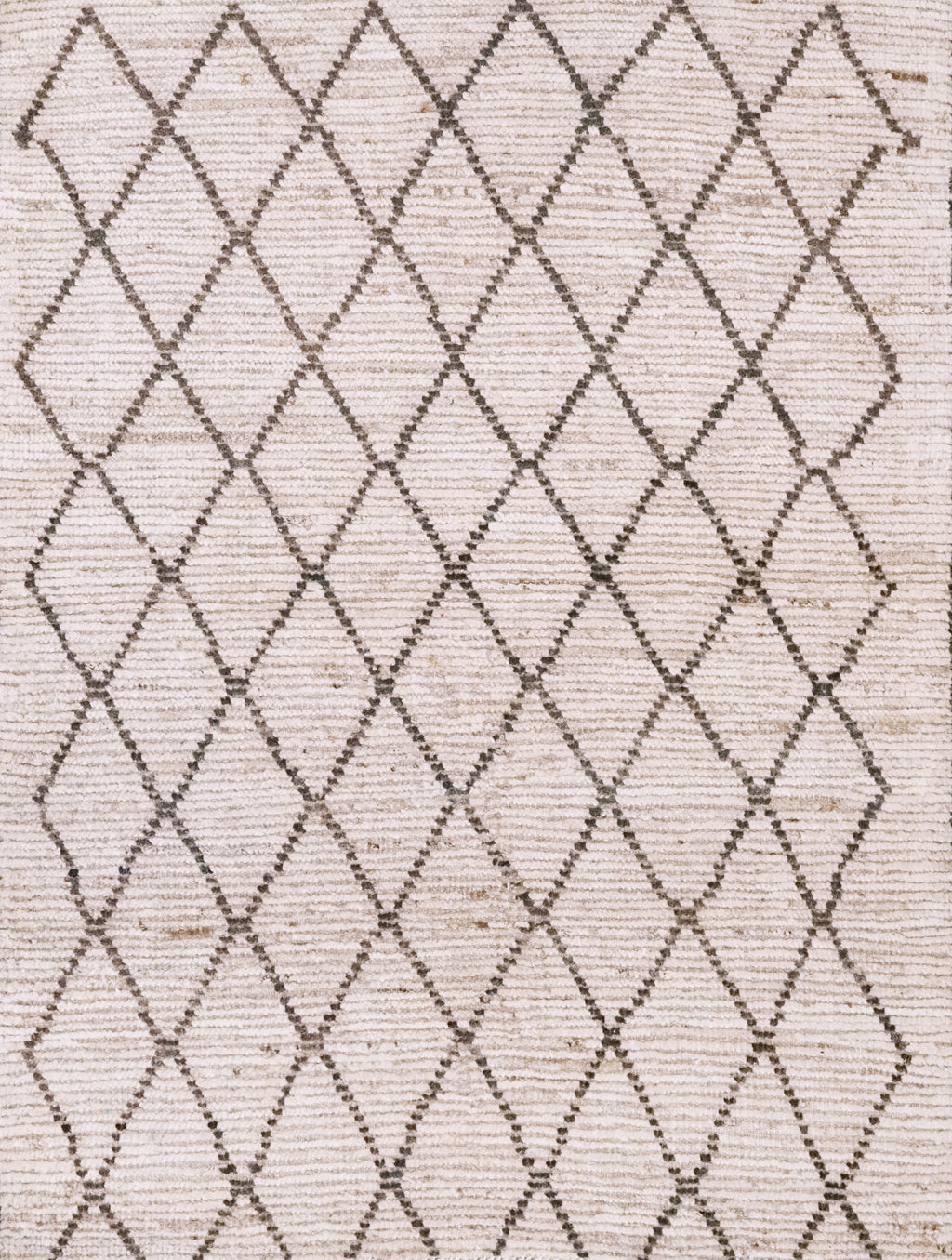 3x4 Ft Beige Moroccan Rug - Hand Knotted Area Rug