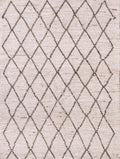 3x4 Ft Beige Moroccan Rug - Hand Knotted Area Rug