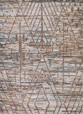4x6 Ft Blue & Brown Moroccan Rug - Hand Knotted Wool Area Rug