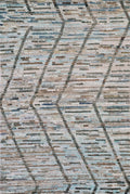 3x5 Ft Blue Moroccan Rug - Hand Knotted Area Rug