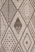 4x6 Ft Brown Moroccan Rug - Hand Knotted Wool Area Rug
