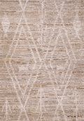 3x5 Ft Brown Moroccan Rug - Hand Knotted Area Rug