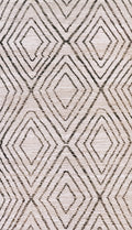 3x6 Ft Beige Moroccan Rug - Hand Knotted Area Rug