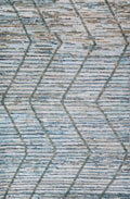 3x5 Ft Blue Moroccan Rug - Hand Knotted Area Rug