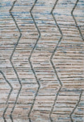 3x5 Ft Blue Moroccan Rug - Hand Knotted Area Rug