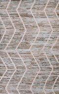 3x5 Ft Blue Moroccan Rug - Hand Knotted Area Rug
