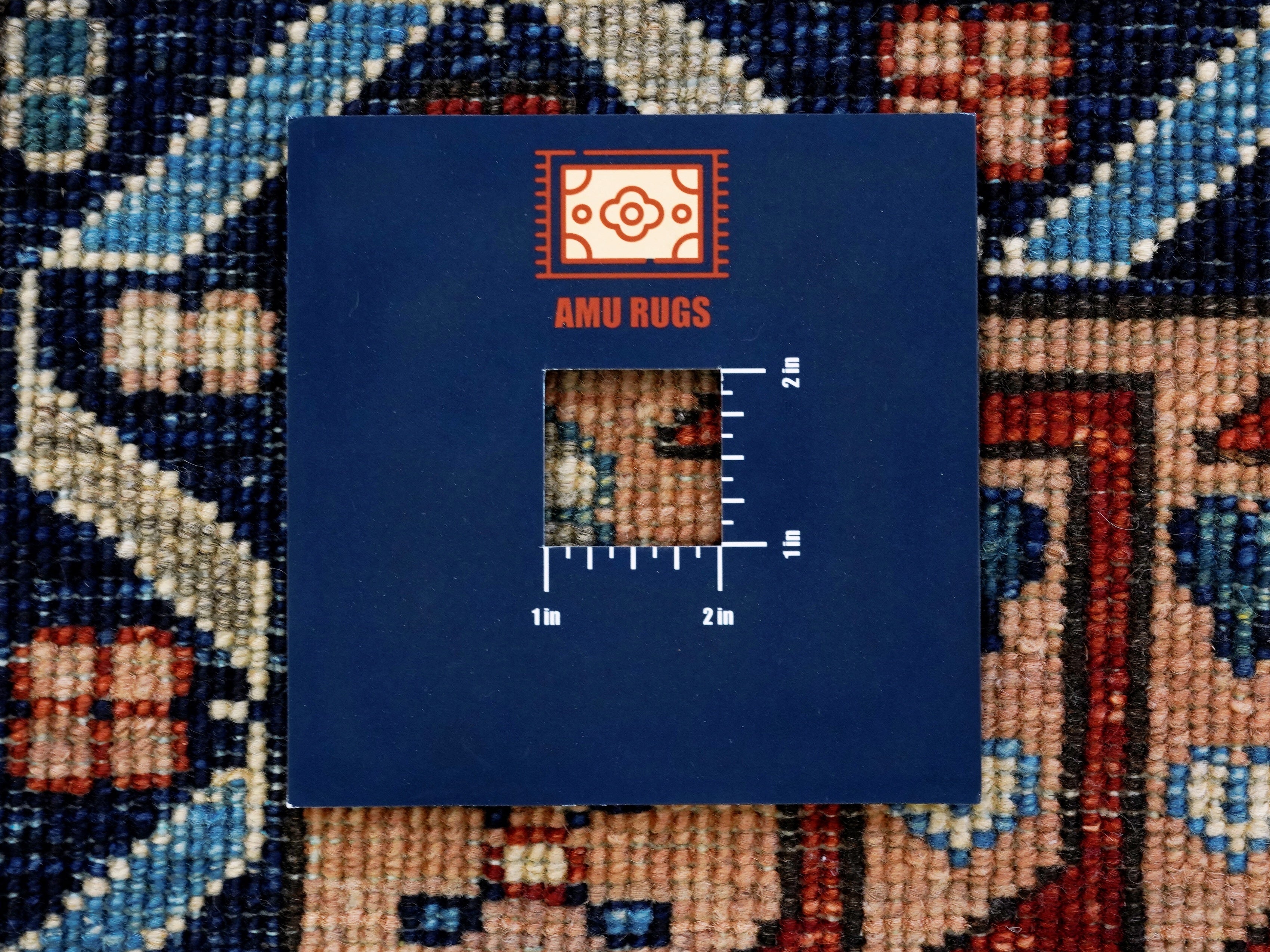 4x6 Ft Orange Animal Rug - Handmade Afghan Wool Rug
