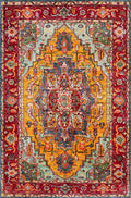 4x6 Ft Afghan Hand Knotted Rug - Multicolor Oriental Rug